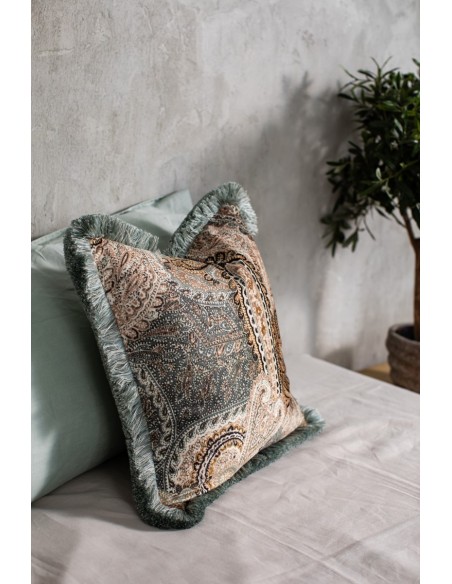 Elena Velvet Fringed Pillowcase
