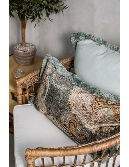 Elena Velvet Fringed Pillowcase