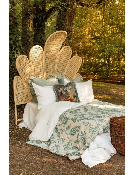 Copriletto Pure in Lino/Cotone