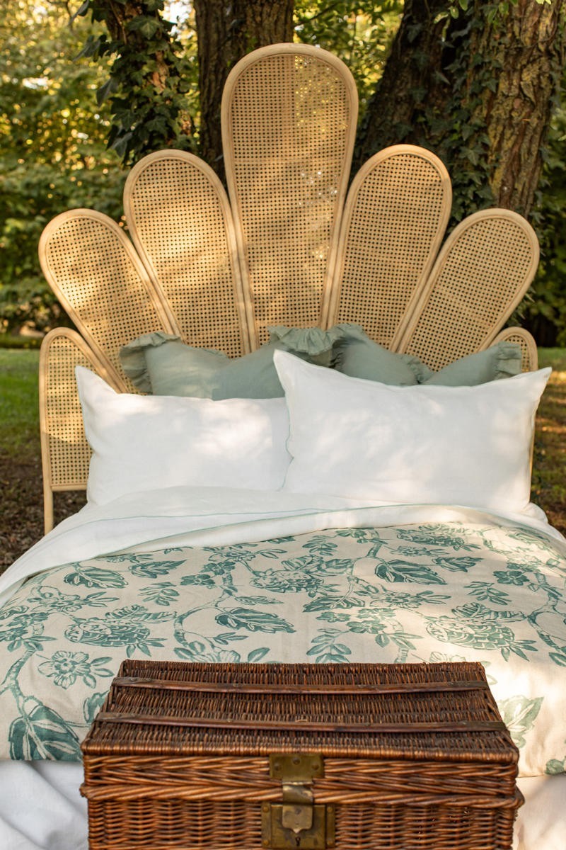 Copriletto Pure in Lino/Cotone