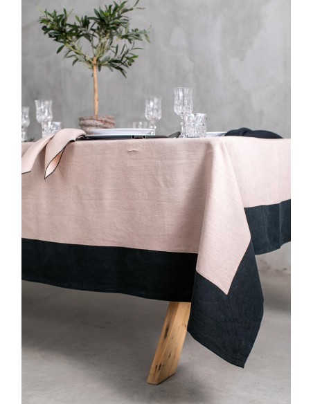 Nappe en lin Bauhaus enduit