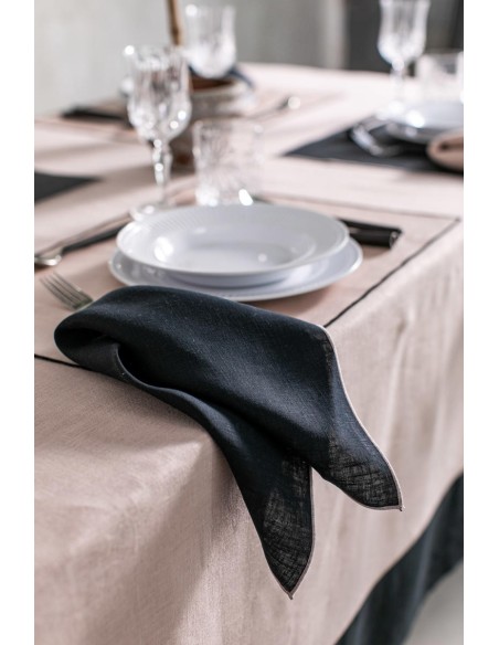 Stain Resistant Linen Bauhaus Tablecloth