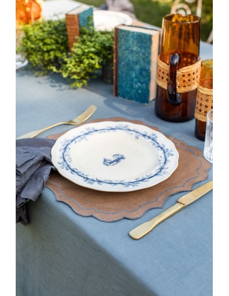 Set de table Firenze en lin enduit