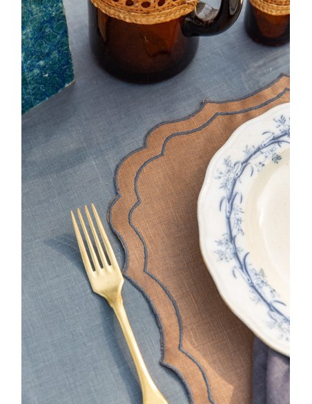 Set de table Firenze en lin enduit