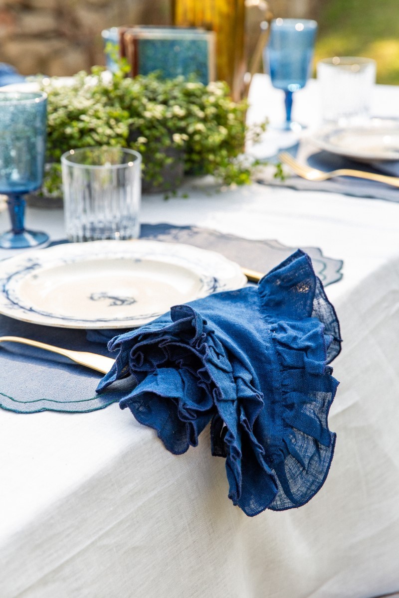 Set de table Firenze en lin enduit