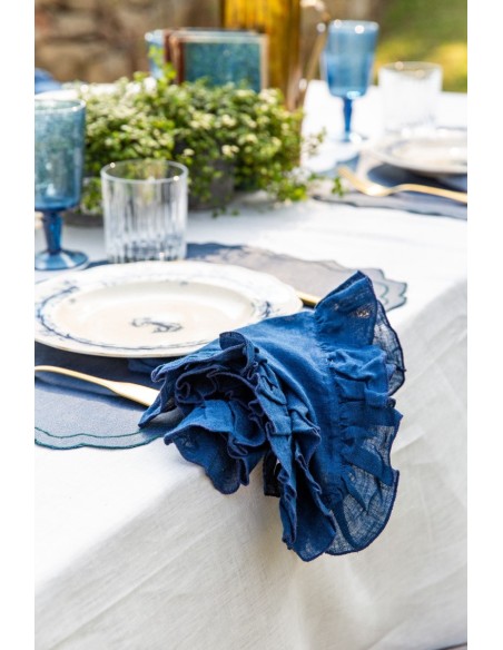 Set de table Firenze en lin enduit