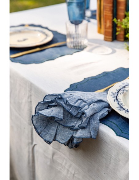 Set de table Firenze en lin enduit