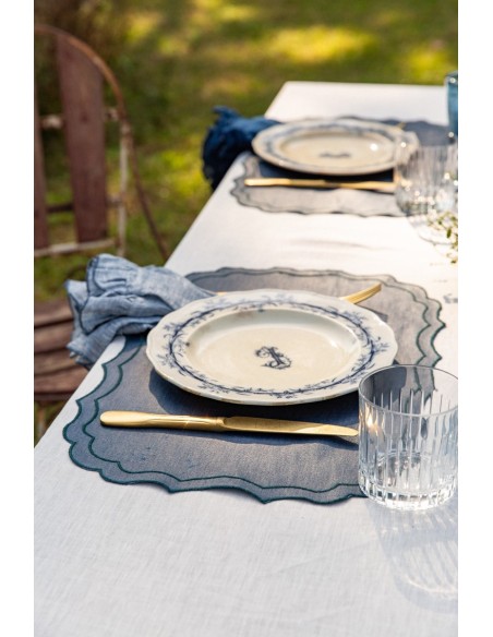 Set de table Firenze en lin enduit