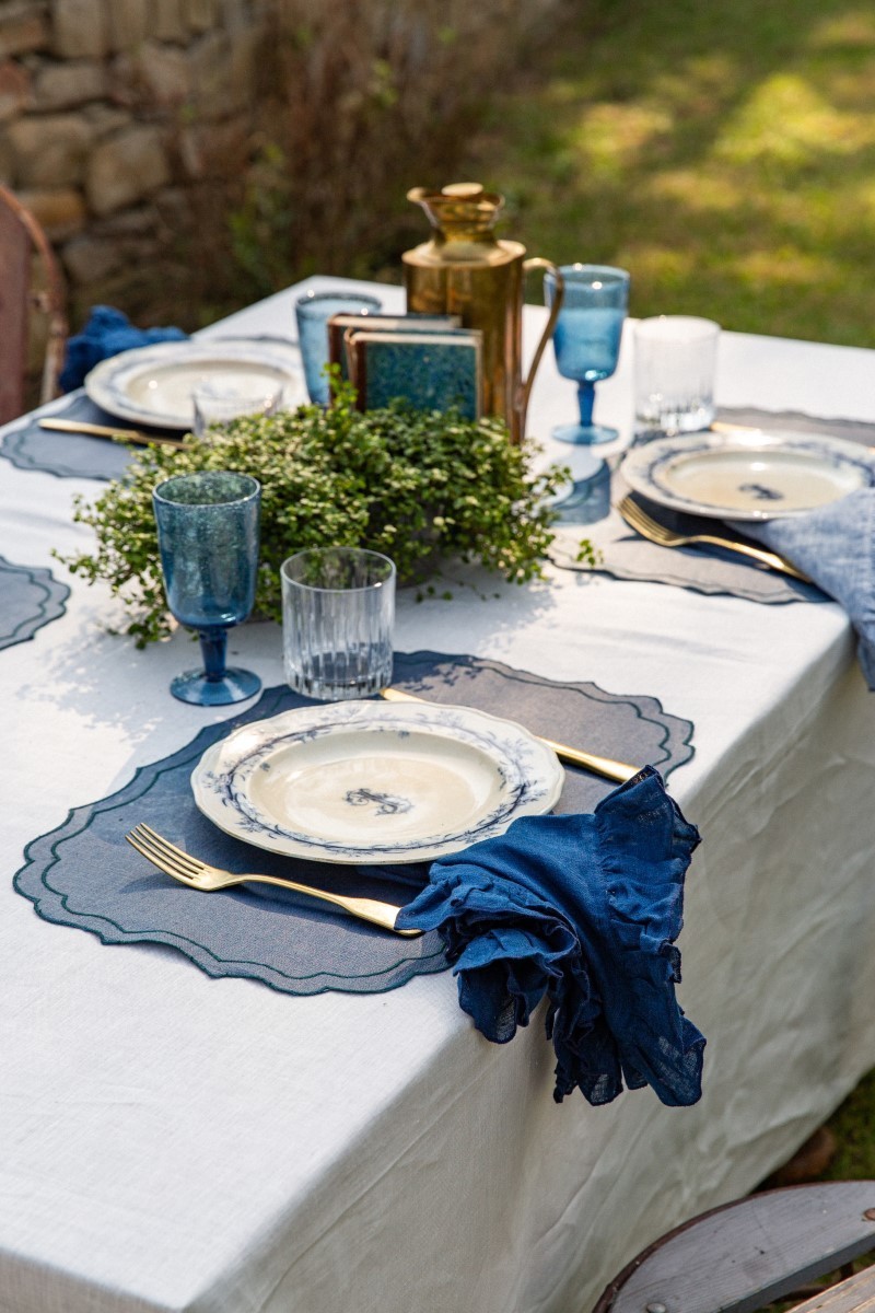 Set de table Firenze en lin enduit