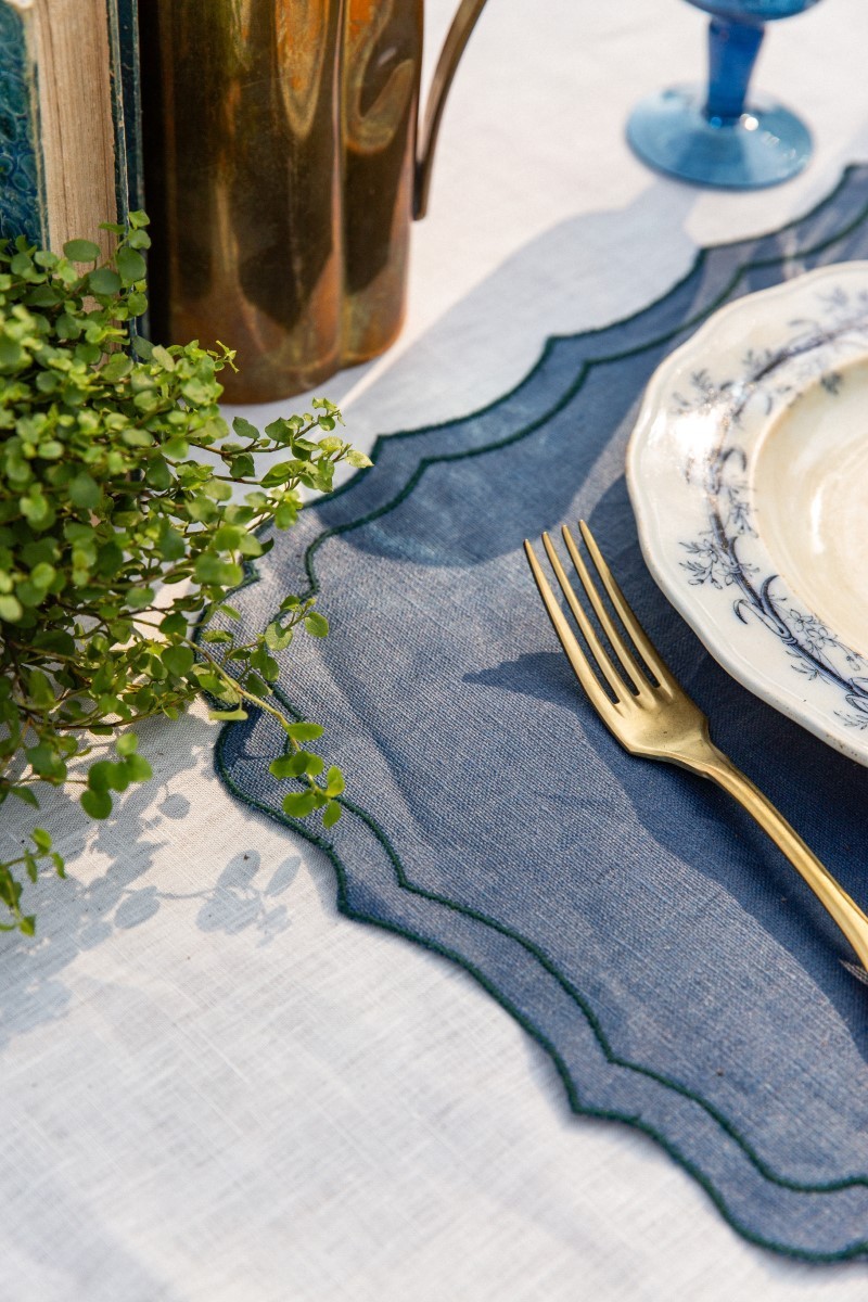 Set de table Firenze en lin enduit