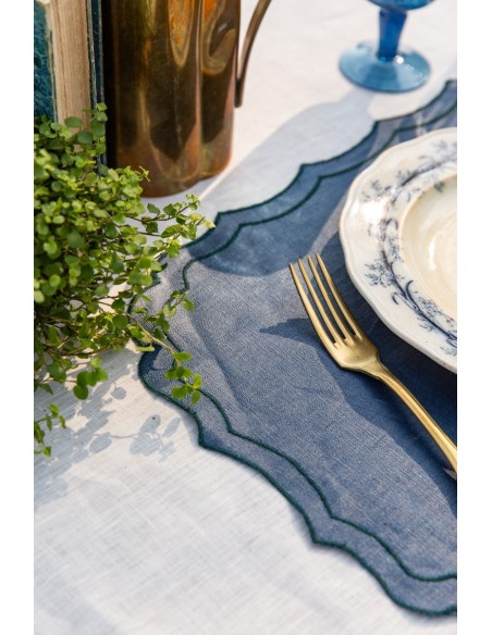 Set de table Firenze en lin enduit