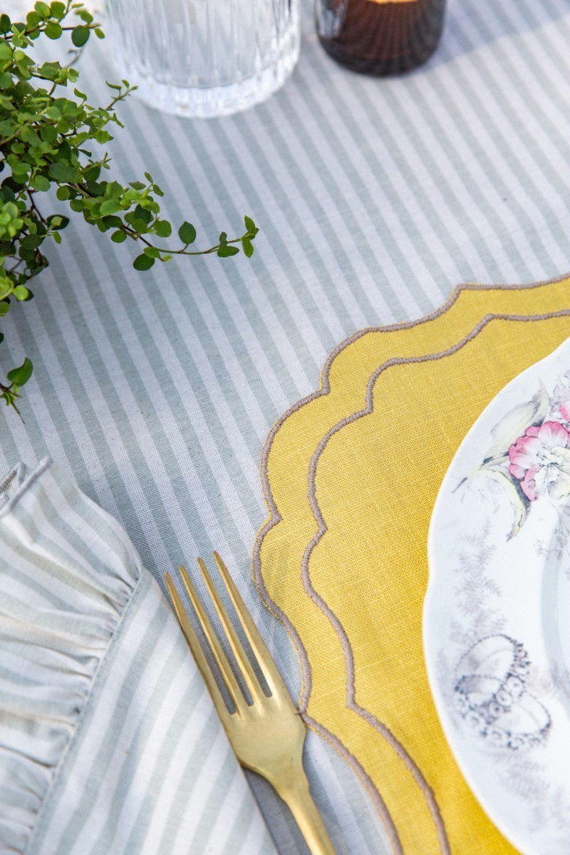 Set de table Firenze en lin enduit