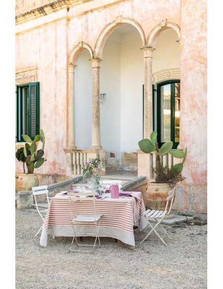 Nappe en coton Bauhaus enduit