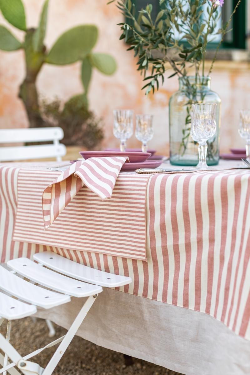 Stain Resistant Cotton Bauhaus Tablecloth