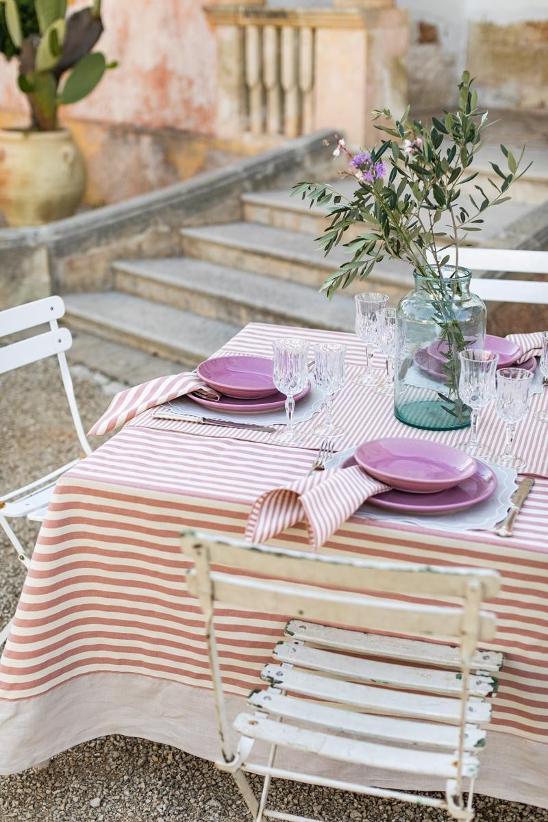 Stain Resistant Cotton Bauhaus Tablecloth