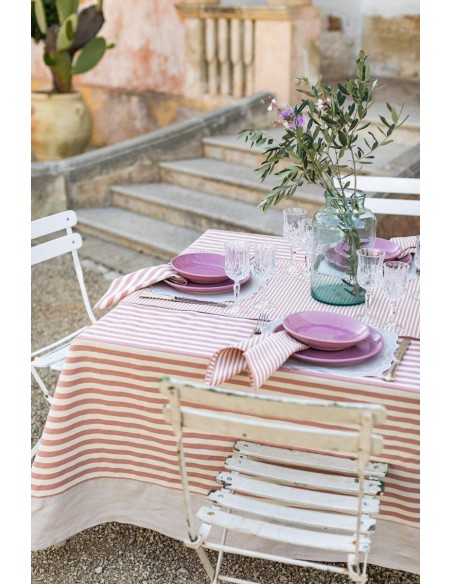 Nappe en coton Bauhaus enduit