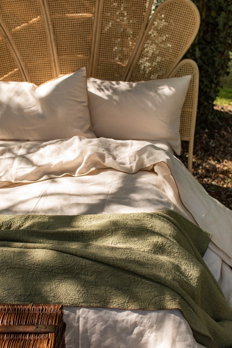 Boutis Angelica Bedspread in Cotton