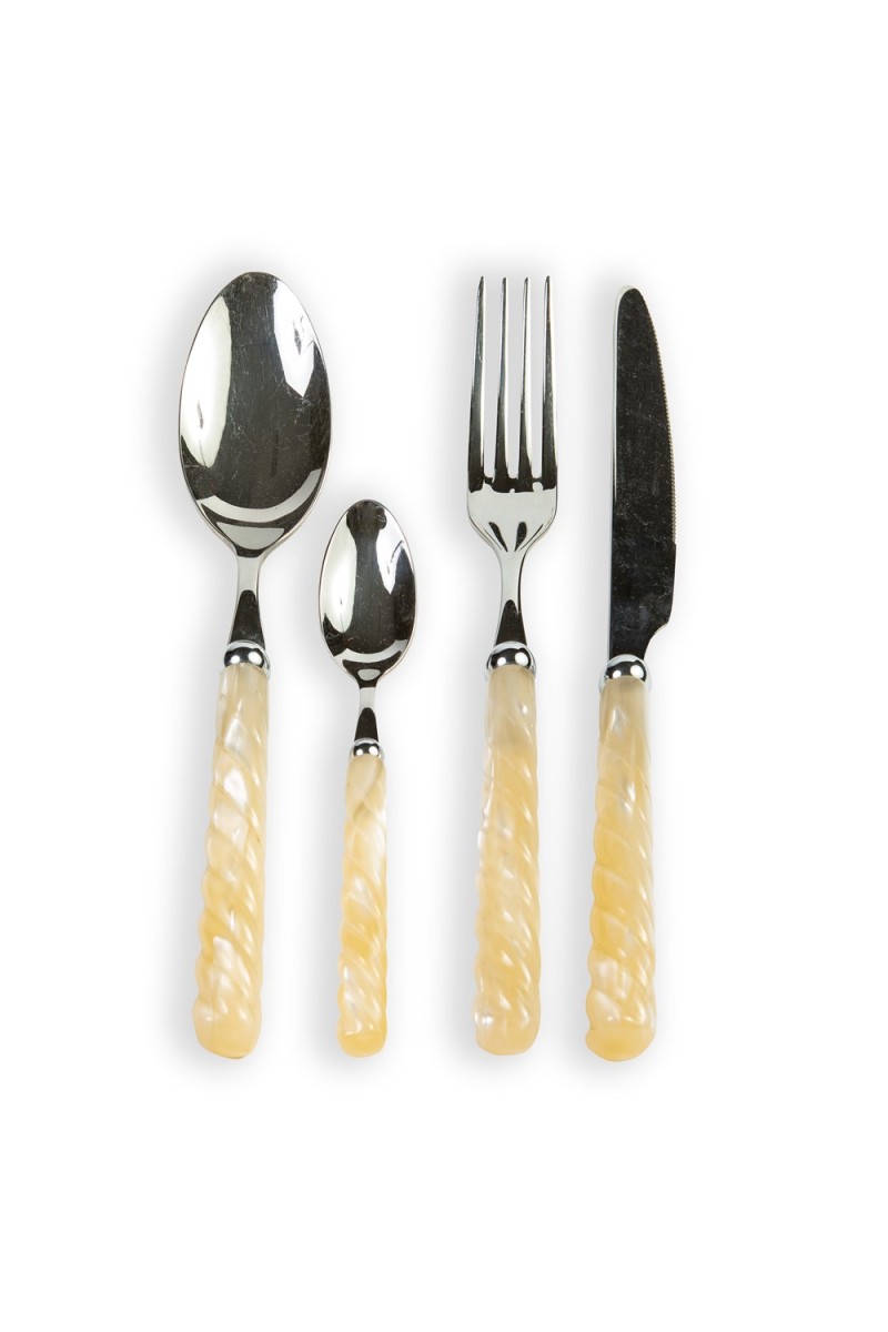 Set di 4 Posate Tortiglione