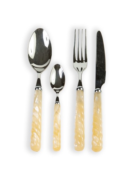 Set di 4 Posate Tortiglione