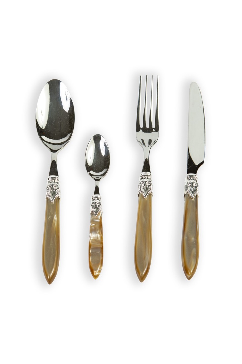 Set di 4 Posate Madreperla
