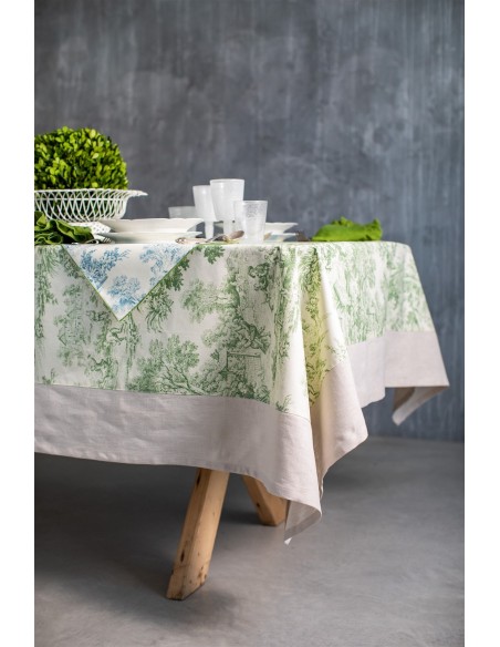 Nappe en coton Bauhaus enduit