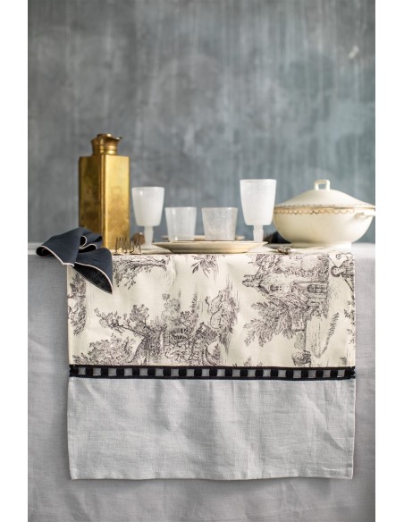 Riviera Runner in Stain Resistant Cotton