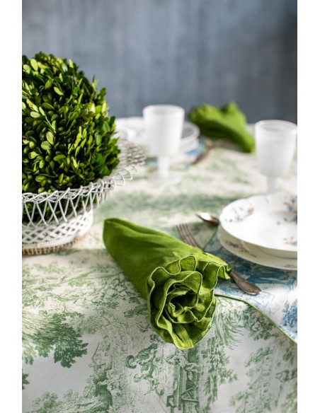 Stain Resistant Cotton Bauhaus Tablecloth