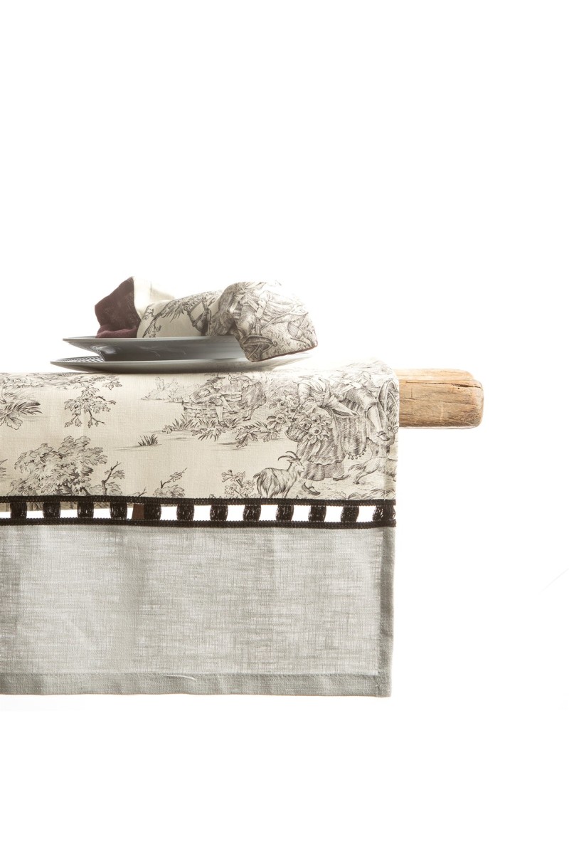 Riviera Runner in Stain Resistant Cotton