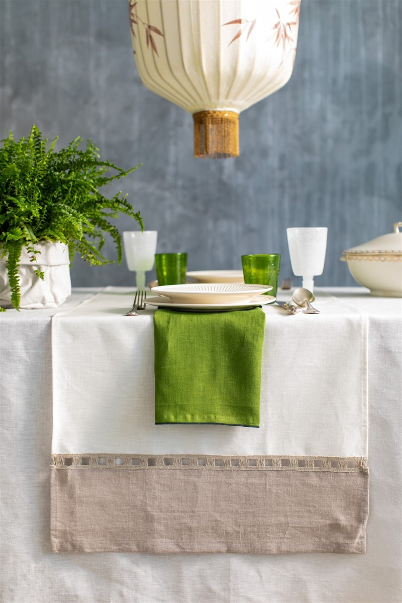 Riviera Runner in Stain Resistant Linen