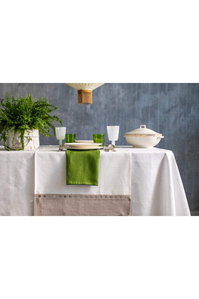 Riviera Runner in Stain Resistant Linen