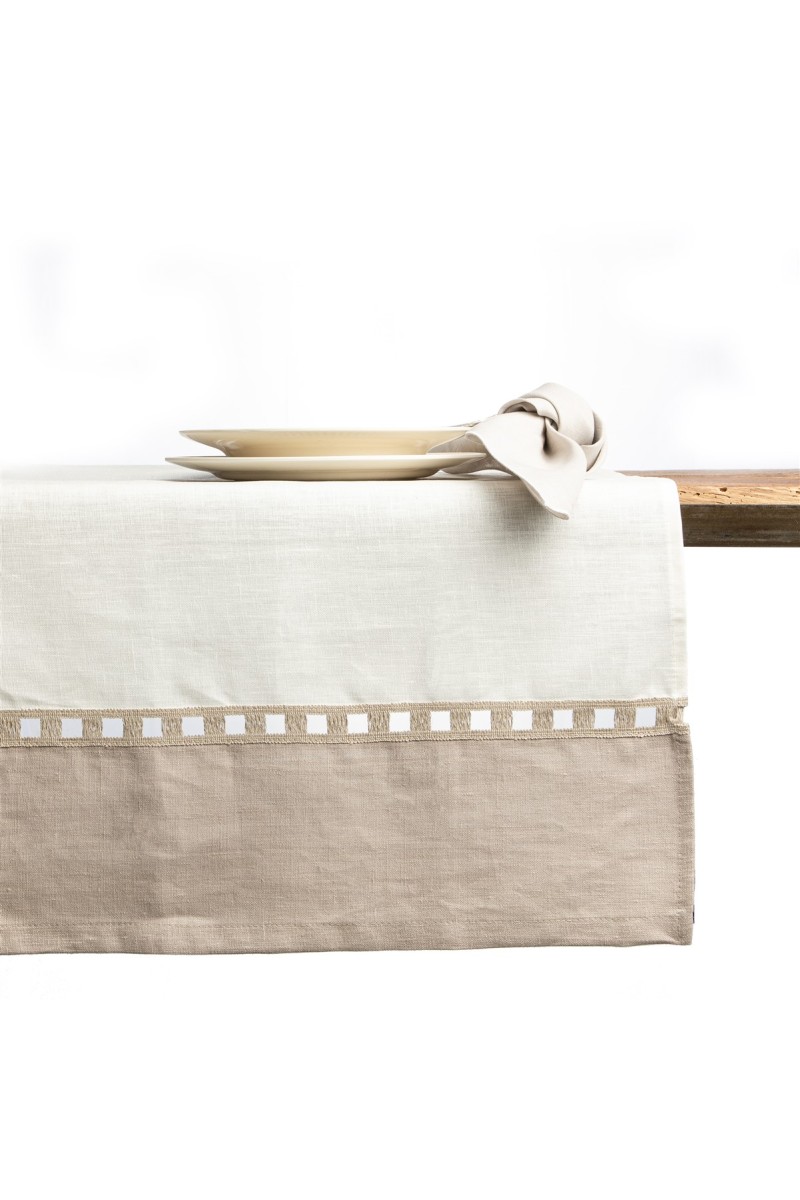 Riviera Runner in Stain Resistant Linen