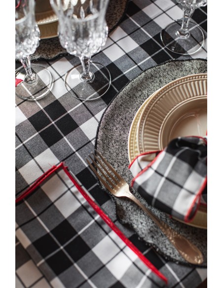 Serviette en fil d'Ecosse