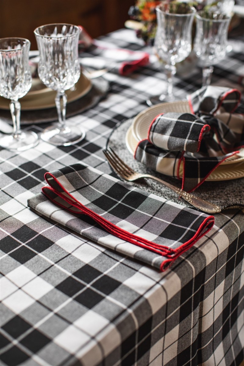 Serviette en fil d'Ecosse