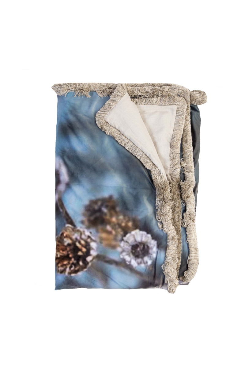 Petals Velvet Fringe Bedspread