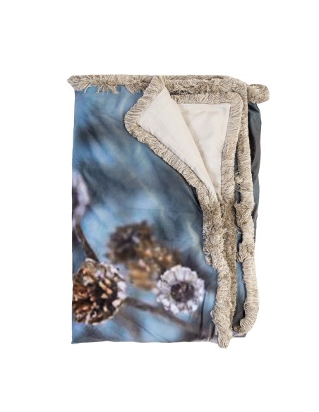 Petals Velvet Fringe Bedspread