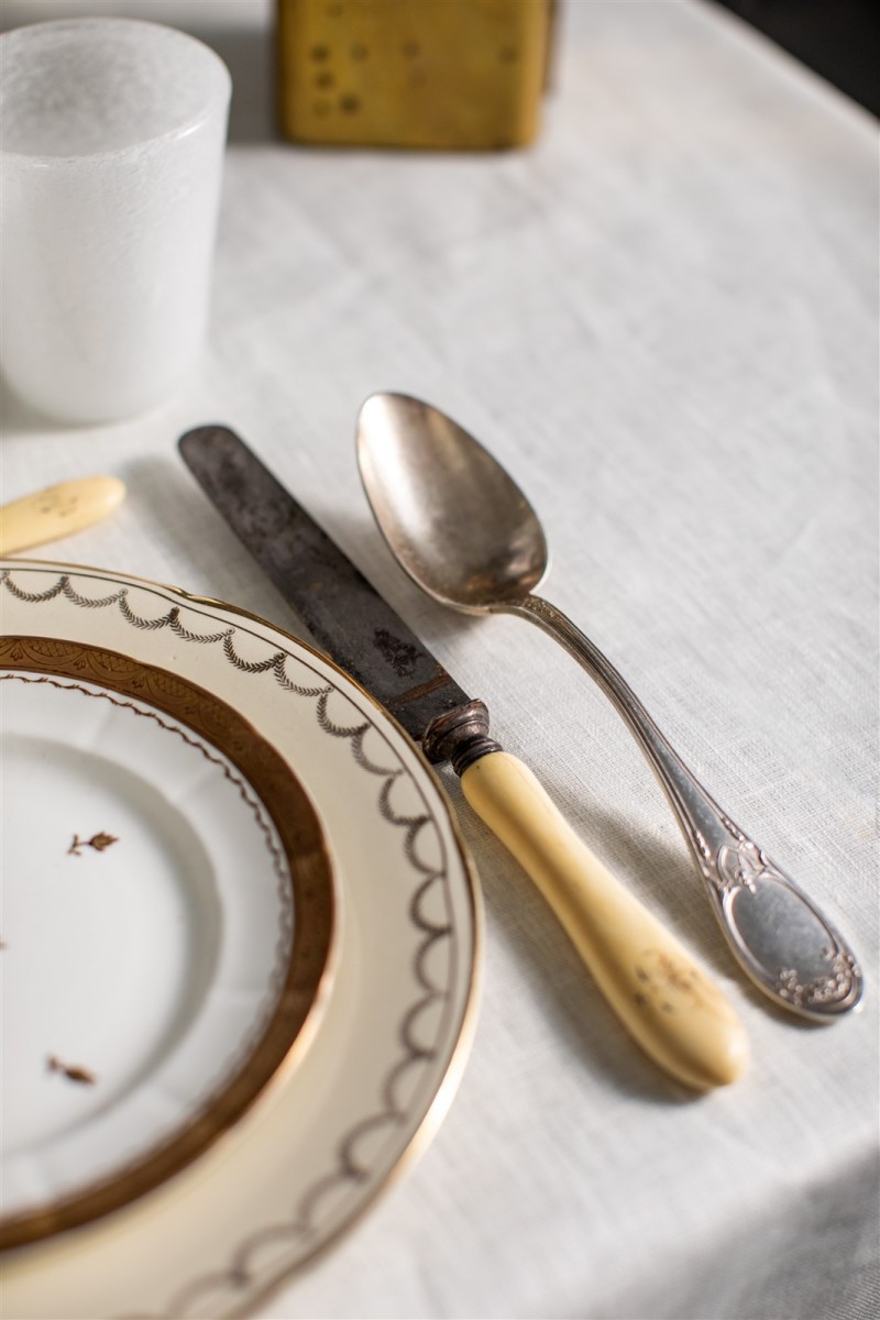 Sfogliatella  Nappe en lin enduit