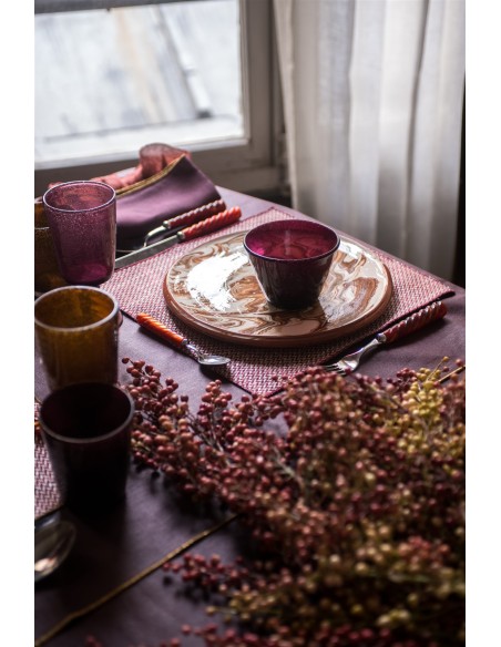 Stain Resistant Linen Sfogliatella Tablecloth