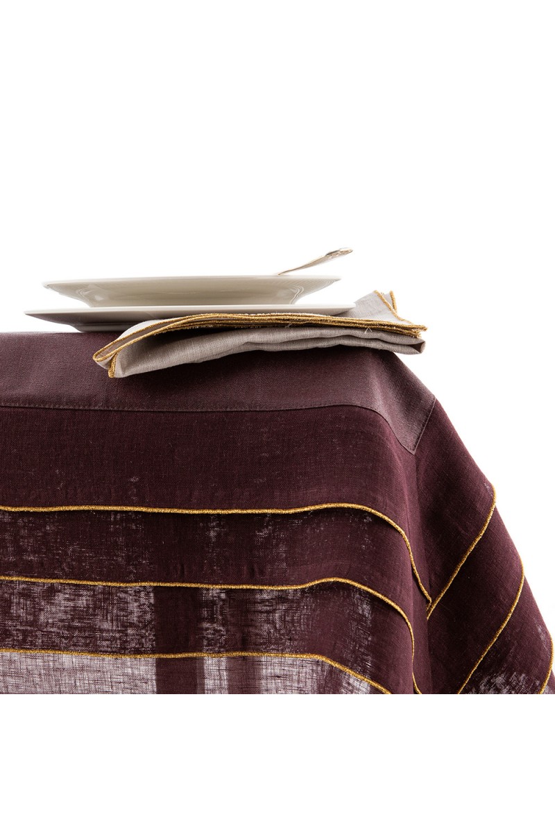 Sfogliatella  Nappe en lin enduit