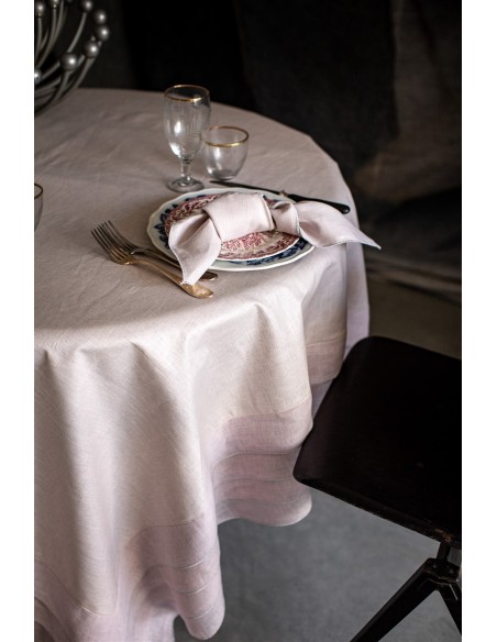 Stain Resistant Linen Sfogliatella Tablecloth