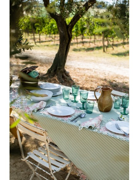 Nappe en coton Amalfi enduit