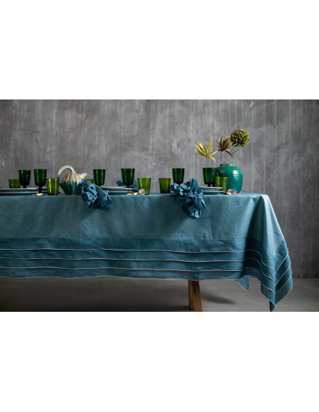 Stain Resistant Linen Sfogliatella Tablecloth