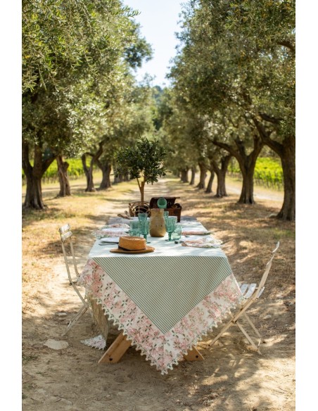 Nappe en coton Amalfi enduit