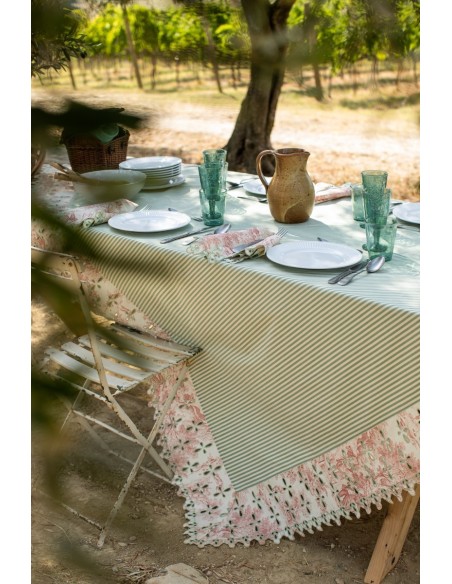 Nappe en coton Amalfi enduit