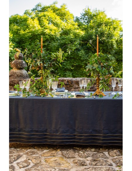 Stain Resistant Linen Sfogliatella Tablecloth