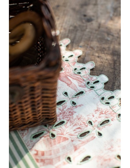 Nappe en coton Amalfi enduit