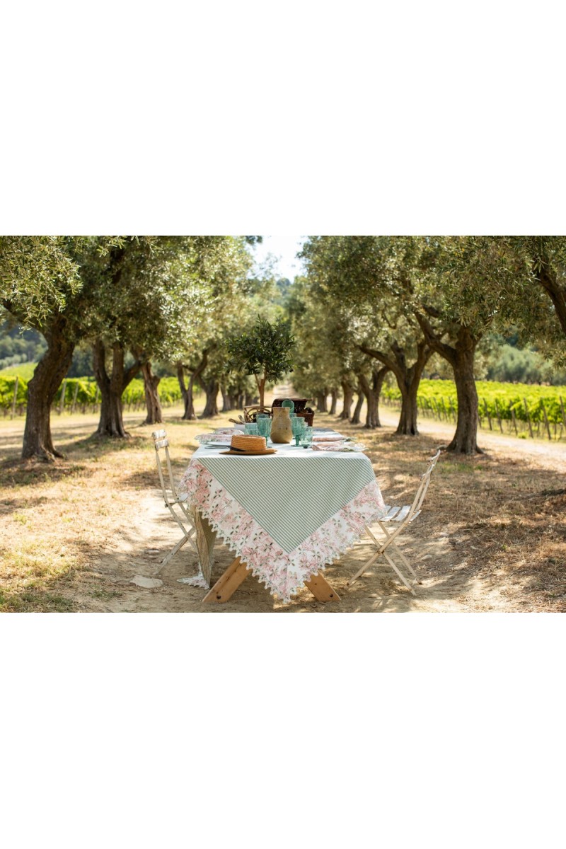 Nappe en coton Amalfi enduit