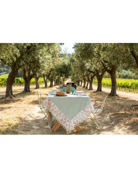 Nappe en coton Amalfi enduit