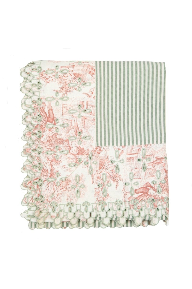 Nappe en coton Amalfi enduit