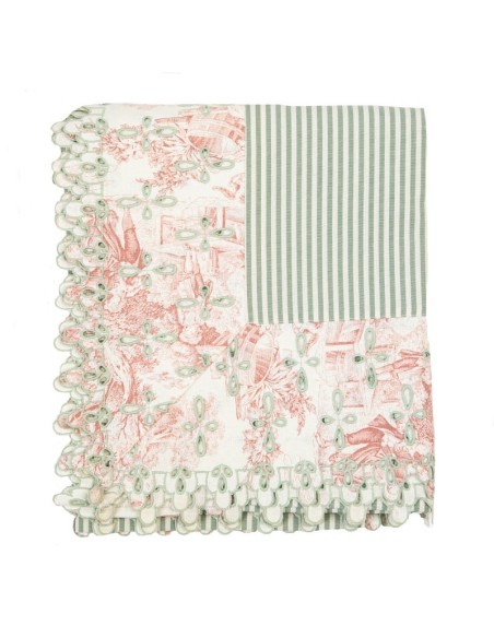 Nappe en coton Amalfi enduit