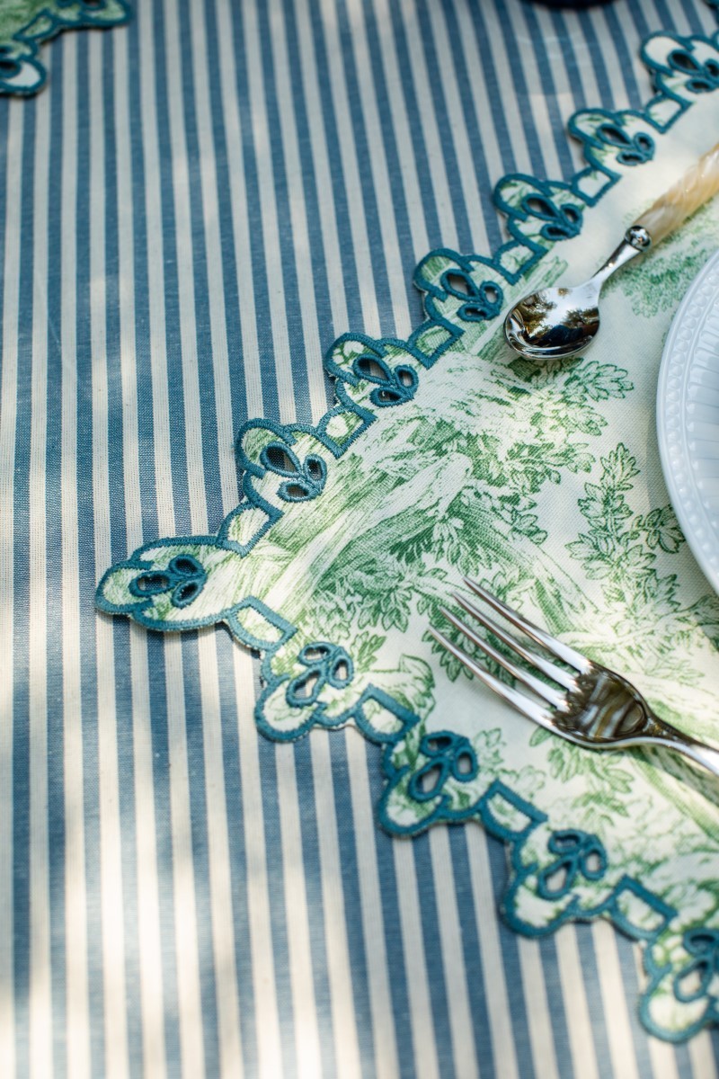 Nappe en coton Amalfi enduit